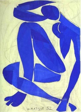 Desnudo Painting - Desnudo Azul IV Resumen